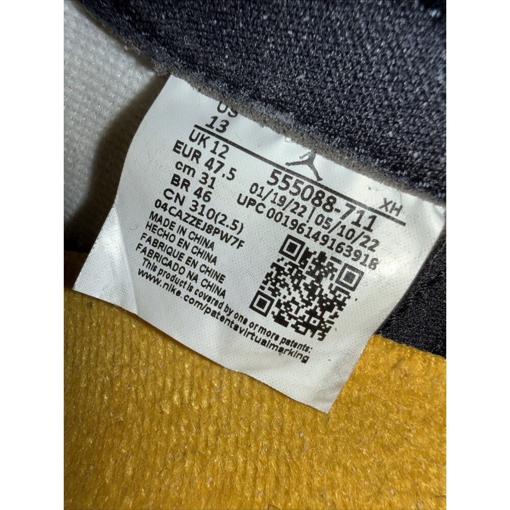 Size 13 - Jordan 1 Retro OG High Yellow Toe OG BOX lightly Used - Picture 7 of 11